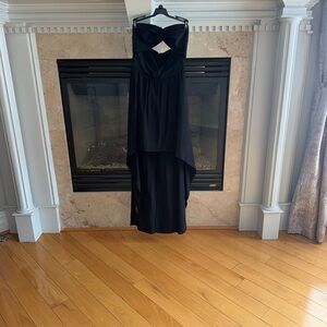 JAYGODFREY Black Strapless Gown